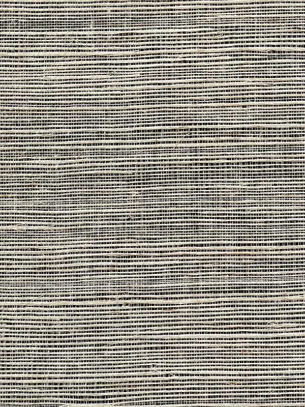 Metallic Sisal Grasscloth fabric in shadow color - pattern number WSS4576.WT.0 - by Winfield Thybony in the Simply Sisal collection