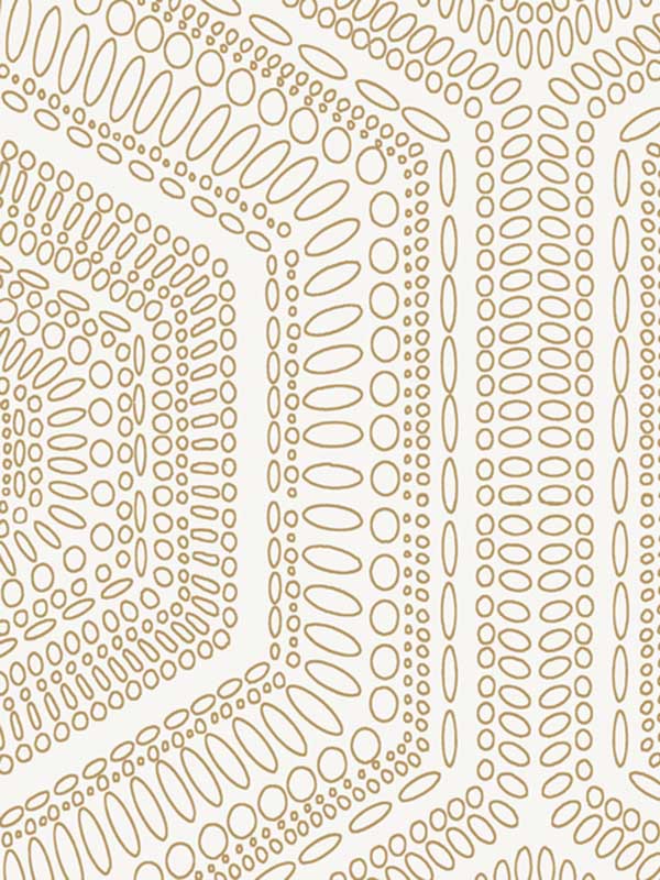 Concentric Groove wallpaper in champagne color - pattern number WTP4035.WT.0 - by Winfield Thybony in the Thom Filicia Cultivated Living collection