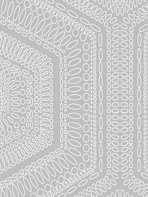 Concentric Groove wallpaper in stone color - pattern number WTP4037.WT.0 - by Winfield Thybony in the Thom Filicia Cultivated Living collection