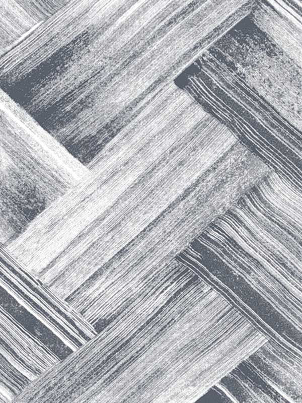Brushed Thatch wallpaper in charcoal color - pattern number WTP4054.WT.0 - by Winfield Thybony in the Thom Filicia Cultivated Living collection
