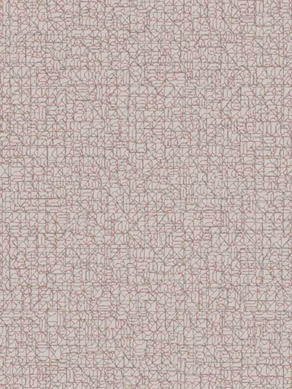 Interlock wallpaper in terra color - pattern number WTP4075.WT.0 - by Winfield Thybony in the Thom Filicia Cultivated Living collection