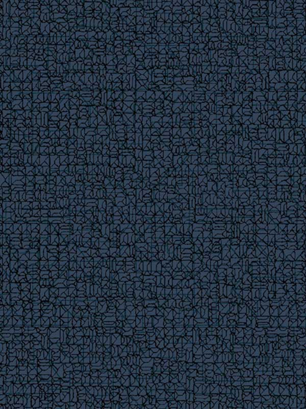 Interlock wallpaper in midnight color - pattern number WTP4081.WT.0 - by Winfield Thybony in the Thom Filicia Cultivated Living collection