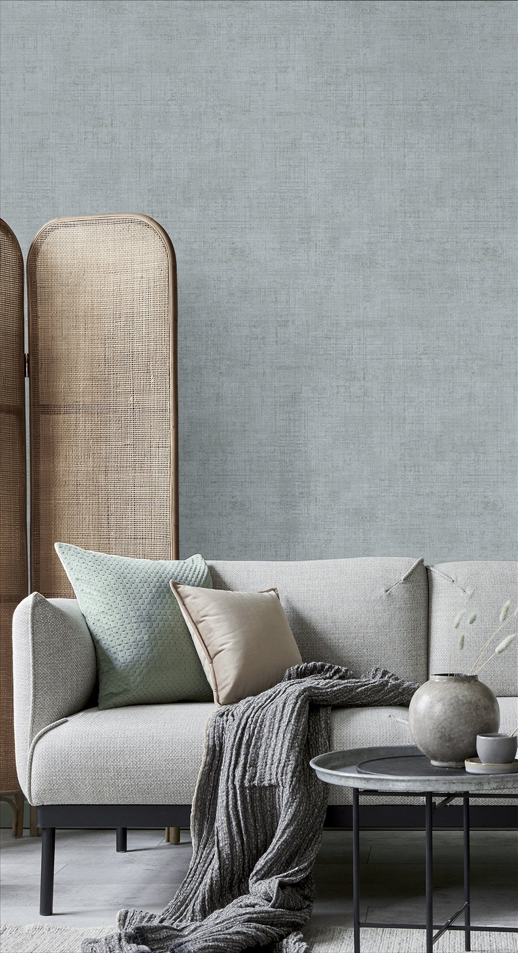 TELA COOL wallpaper in blue color - pattern number 24446 - by Galerie in the Italian Style collection