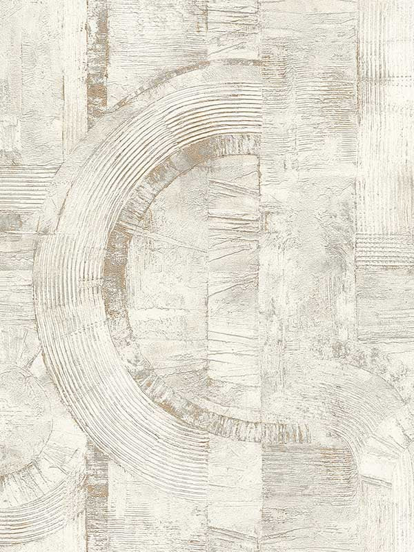 Abe Geo wallpaper in bone color - pattern number 4096-554748 - by Advantage in the Concrete collection