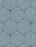 Hedron Geometric wallpaper in pastel blue and midnight color - pattern number ET11302 - by Seabrook in the Etten Studios Geometrics collection