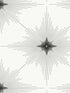 North Star wallpaper in snowbound color - pattern number ET11400 - by Seabrook in the Etten Studios Geometrics collection
