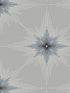North Star wallpaper in argos grey color - pattern number ET11408 - by Seabrook in the Etten Studios Geometrics collection
