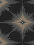 North Star wallpaper in ebony color - pattern number ET11410 - by Seabrook in the Etten Studios Geometrics collection