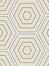 Hex Topography fabric in lunar rock and argos grey color - pattern number ET11905 - by Seabrook in the Etten Studios Geometrics collection