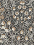 Tulip Garden Prepasted fabric in wrought iron and chamois color - pattern number PR10405 - by Seabrook in the Seabrook Prepasted Wallpaper Assortment collection