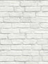 Industrial Faux Brick Prepasted fabric in off white color - pattern number PR10800 - by Seabrook in the Seabrook Prepasted Wallpaper Assortment collection