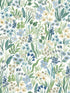 Lea Peel and Stick fabric in indigo color - pattern number PSW1468RL - by Rifle Paper Co in the Rifle Paper Co Second Edition Peel and Stick Wallpaper collection