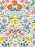 Bramble Garden Peel and Stick fabric in white color - pattern number PSW1475RL - by Rifle Paper Co in the Rifle Paper Co Second Edition Peel and Stick Wallpaper collection