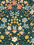 Bramble Garden Peel and Stick fabric in emerald color - pattern number PSW1477RL - by Rifle Paper Co in the Rifle Paper Co Second Edition Peel and Stick Wallpaper collection