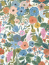Garden Party Peel and Stick fabric in cobalt multi color - pattern number PSW1485RL - by Rifle Paper Co in the Rifle Paper Co Second Edition Peel and Stick Wallpaper collection