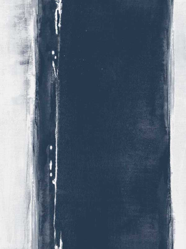 Ink Wash wallpaper in navy color - pattern number CC1272 - by York Designer Series in the Carol Benson Cobb Signature Wallcoverings collection