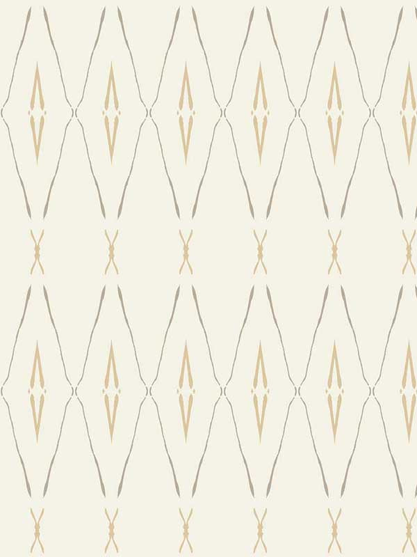 Artifact Silhouettes fabric in desert color - pattern number CC1282 - by York Designer Series in the Carol Benson Cobb Signature Wallcoverings collection