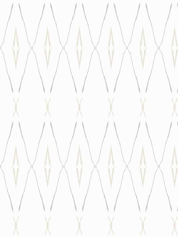 Artifact Silhouettes fabric in natural color - pattern number CC1283 - by York Designer Series in the Carol Benson Cobb Signature Wallcoverings collection