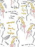 Ecriture fabric in noir color - pattern number WH 000016465 - by Scalamandre in the  collection