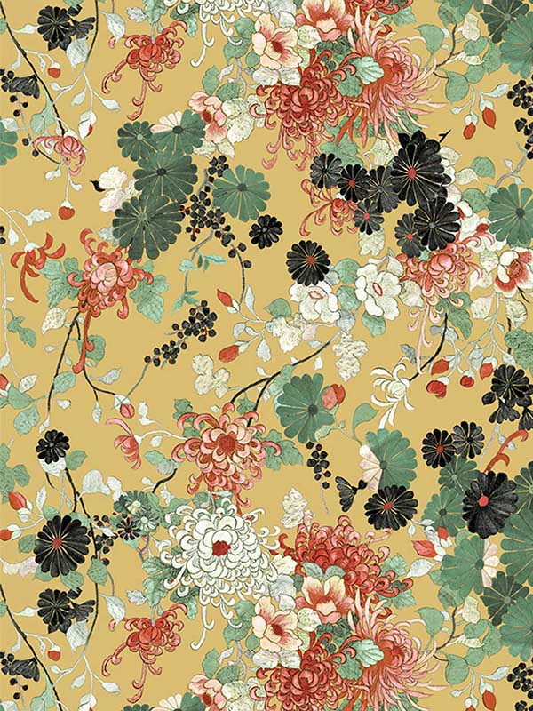 Yokata fabric in dore color - pattern number WH 000023316 - by Scalamandre in the  collection
