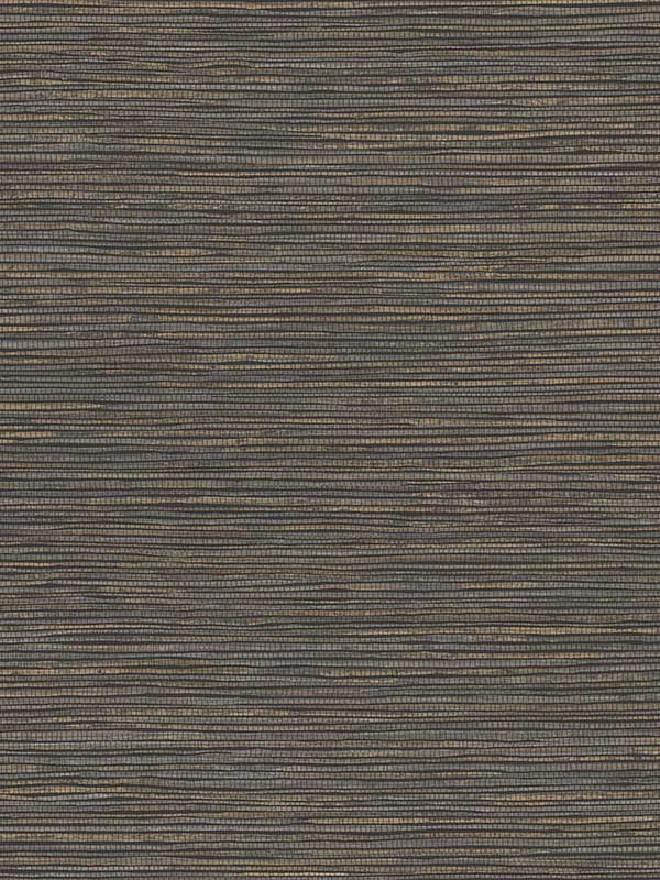 Alton Faux Grasscloth fabric in black color - pattern number 4125-26716 - by Advantage in the Fusion by Advantage collection