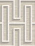 Henley Geometric Grasscloth fabric in taupe color - pattern number 4125-26725 - by Advantage in the Fusion by Advantage collection