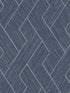 Ember Geometric Basketweave wallpaper in indigo color - pattern number 4125-26727 - by Advantage in the Fusion by Advantage collection