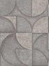 Addison Retro Geo fabric in grey color - pattern number 4125-26749 - by Advantage in the Fusion by Advantage collection