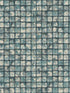 Kingsley Tiled wallpaper in blue color - pattern number 4125-26758 - by Advantage in the Fusion by Advantage collection