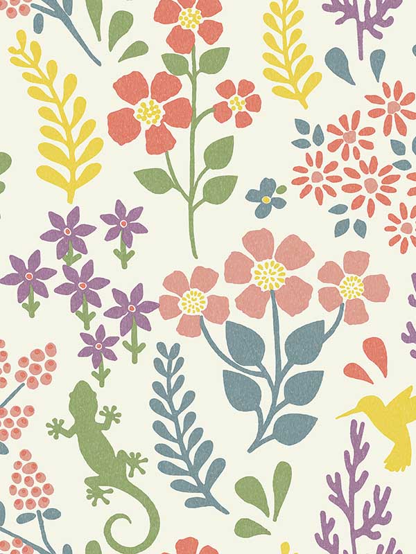 Karina Meadow wallpaper in multicolor color - pattern number 2980-26172 - by Advantage in the Splash collection
