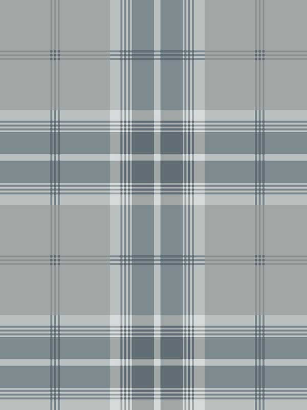 Sala Plaid fabric in blue color - pattern number 2980-92120 - by Advantage in the Splash collection