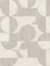 Barcelo Circles wallpaper in light grey color - pattern number 2980-521313 - by Advantage in the Splash collection