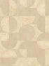 Barcelo Circles wallpaper in light brown color - pattern number 2980-521344 - by Advantage in the Splash collection