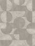 Barcelo Circles wallpaper in grey color - pattern number 2980-521351 - by Advantage in the Splash collection