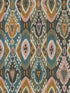 Villon Ikat wallpaper in mustard color - pattern number 2980-560572 - by Advantage in the Splash collection