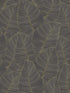 Casa Mia Lined Leaves Peel and Stick fabric in metallic brown gold color - pattern number RM21807 - by Casa Mia in the Peel and Stick Wallpaper by Casa Mia collection