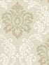 Deco Damask wallpaper in linen color - pattern number DC61605 - by Collins and Company in the Deco 2 collection