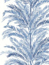 Keana Palm Peel and Stick wallpaper in coastal blue color - pattern number LN30102 - by NextWall in the Peel and Stick Wallpaper by Lillian August Luxe Haven 2 collection