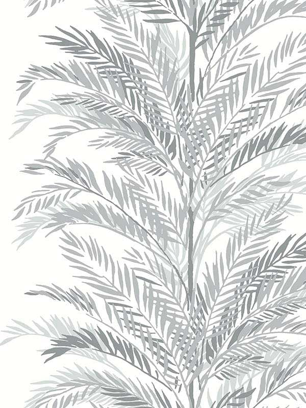 Keana Palm Peel and Stick wallpaper in harbor mist color - pattern number LN30108 - by NextWall in the Peel and Stick Wallpaper by Lillian August Luxe Haven 2 collection