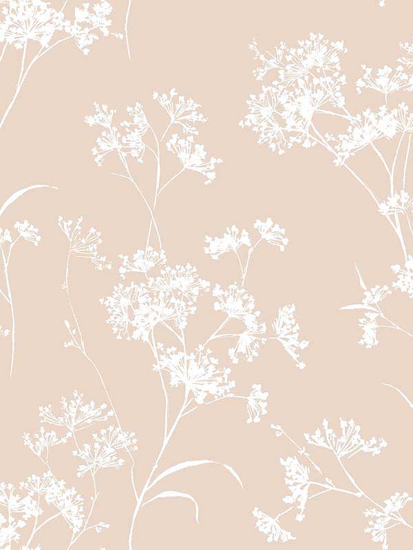 Floral Mist Peel and Stick wallpaper in peach petal color - pattern number LN30501 - by NextWall in the Peel and Stick Wallpaper by Lillian August Luxe Haven 2 collection