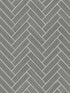 Herringbone Inlay Peel and Stick fabric in graphite and metallic silver color - pattern number SG11307 - by NextWall in the Peel and Stick Wallpaper by Stacy Garcia Sojourn Collection 2 collection