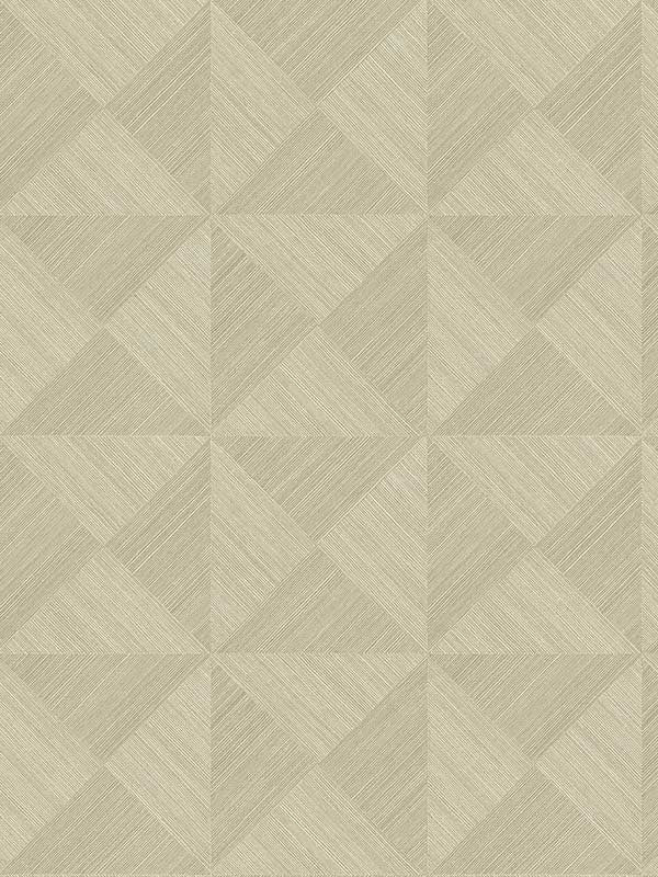 Geo Inlay Peel and Stick fabric in khaki color - pattern number SG11703 - by NextWall in the Peel and Stick Wallpaper by Stacy Garcia Sojourn Collection 2 collection