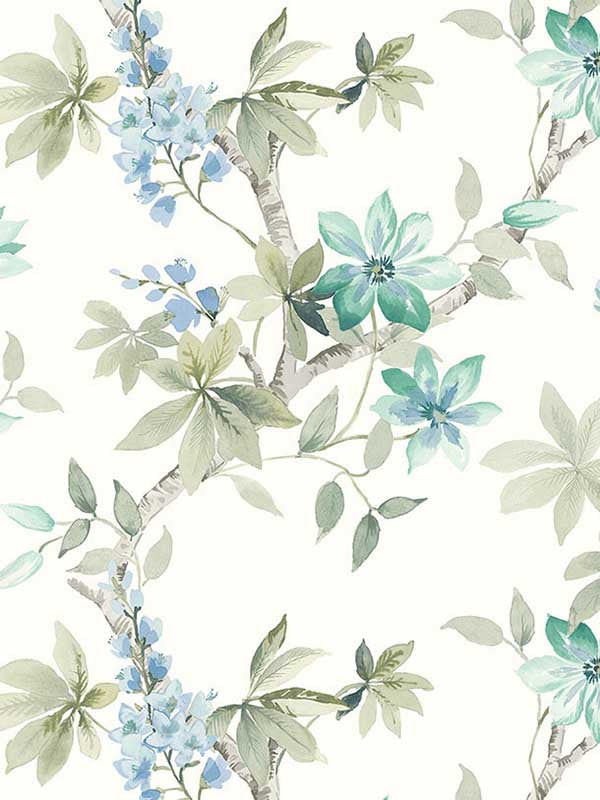 Rosoman wallpaper in crushed ice color - pattern number CL21604 - by Carl Robinson in the Carl Robinson 18 Napa collection