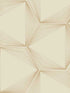 Honeycomb Peel and Stick wallpaper in sand and gold color - pattern number PSW1416RL - by Candice Olson in the Simply Candice Peel and Stick Wallpaper collection