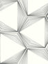 Honeycomb Peel and Stick wallpaper in charcoal color - pattern number PSW1417RL - by Candice Olson in the Simply Candice Peel and Stick Wallpaper collection