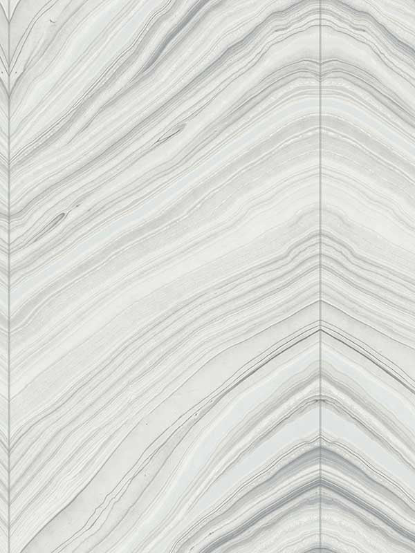Onyx Strata Peel and Stick wallpaper in sheer grey color - pattern number PSW1422RL - by Candice Olson in the Simply Candice Peel and Stick Wallpaper collection