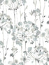 Flourish Peel and Stick wallpaper in sheer blue and grey color - pattern number PSW1428RL - by Candice Olson in the Simply Candice Peel and Stick Wallpaper collection