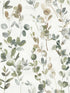 Joyful Eucalyptus Peel and Stick wallpaper in green color - pattern number PSW1430RL - by Candice Olson in the Simply Candice Peel and Stick Wallpaper collection
