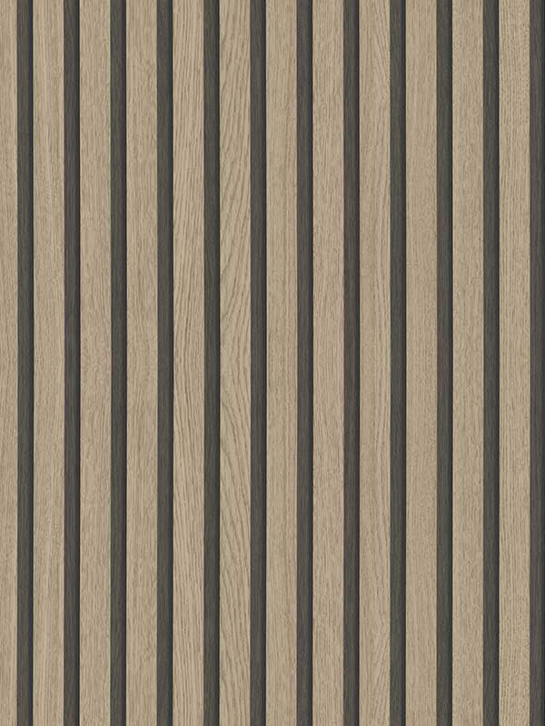 Wood Stripe wallpaper in brown color - pattern number EN3396014 - by Galerie in the Eden by Galerie collection