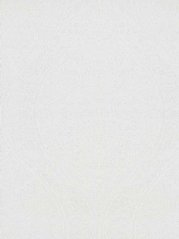 Art Nouvu wallpaper in white color - pattern number 32978 - by Galerie in the Serene collection